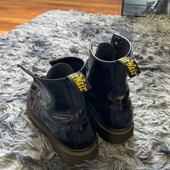 Dr. Marten’s Patent Black Leather Boots - Picture 3 of 6